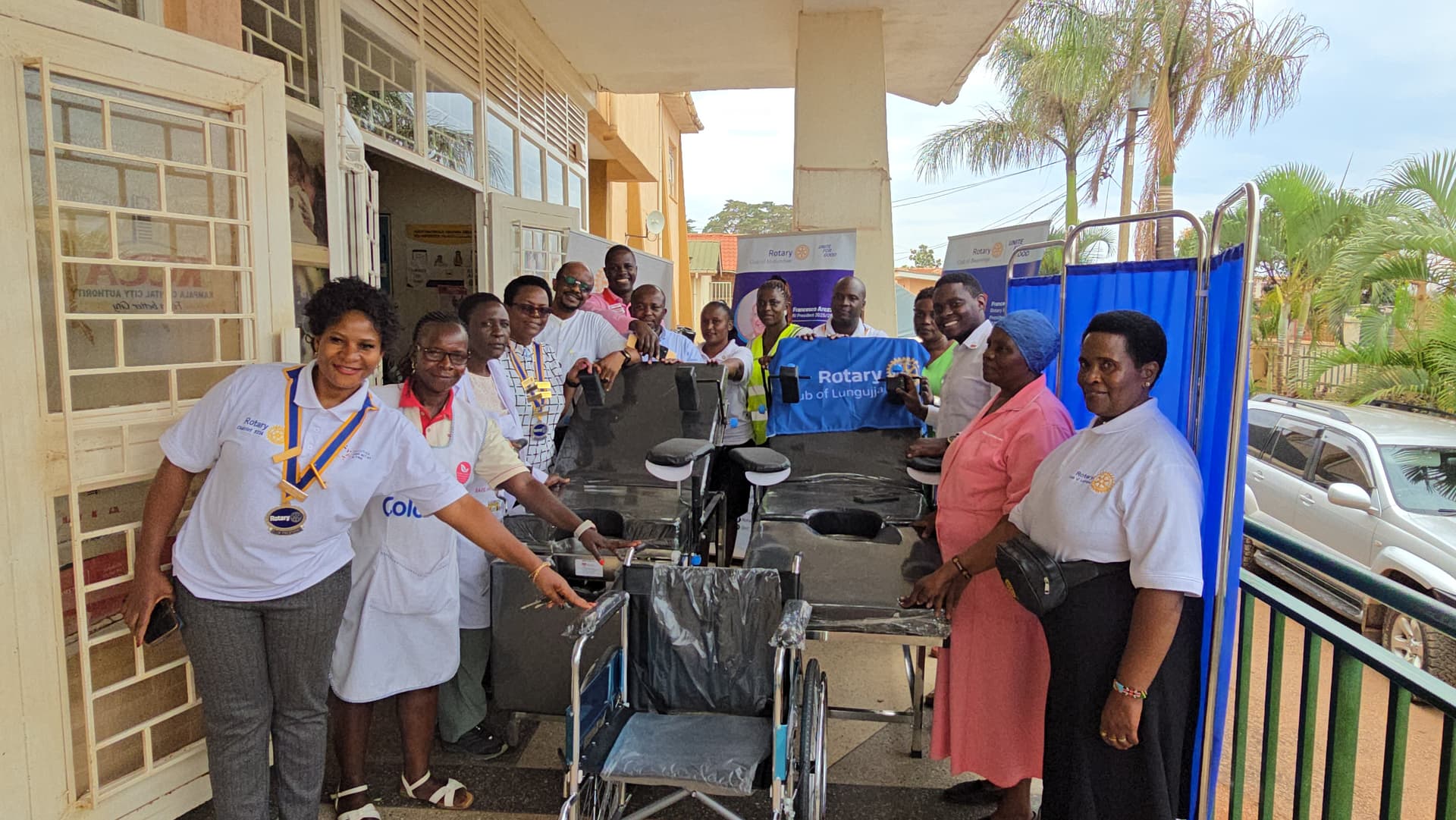 Donation at Kisugu health centre III